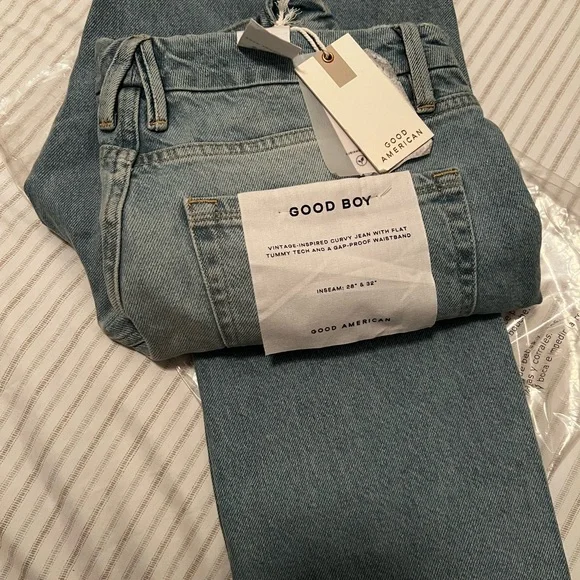 NWT Good American Good Boy Blue802 - Picture 10 of 10